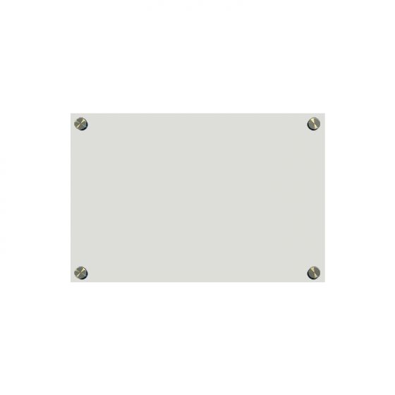 Acrylic sign transparent 30 cm x 20 cm - Flexbox