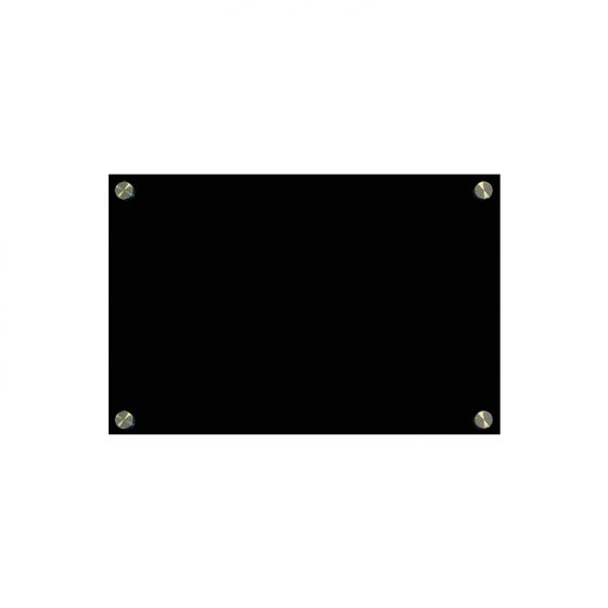 Acrylic sign black 30 cm x 20 cm - Flexbox
