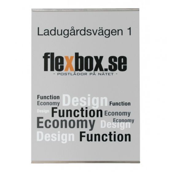 Sign holder stainless steel - Flexbox